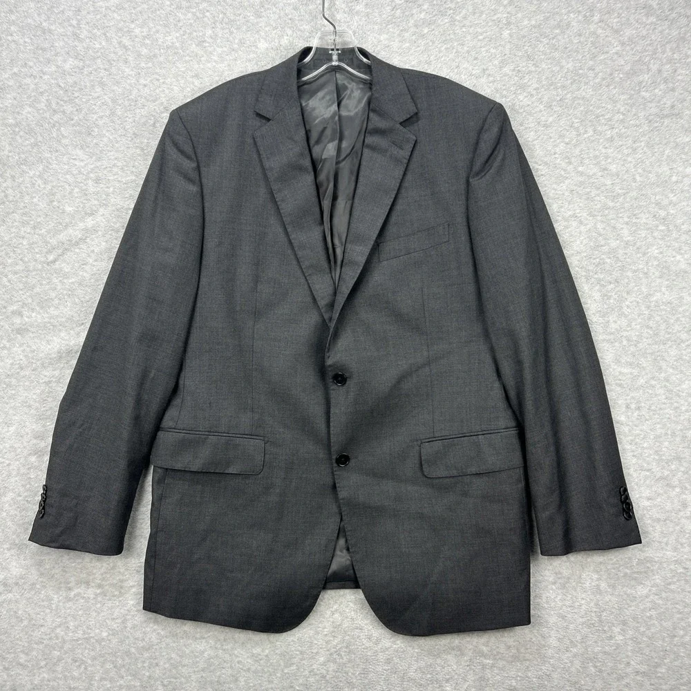 Paul Betenly Blazer 42R Charcoal Lanificio Filarte Wool Sergio Sport Coat Jacket